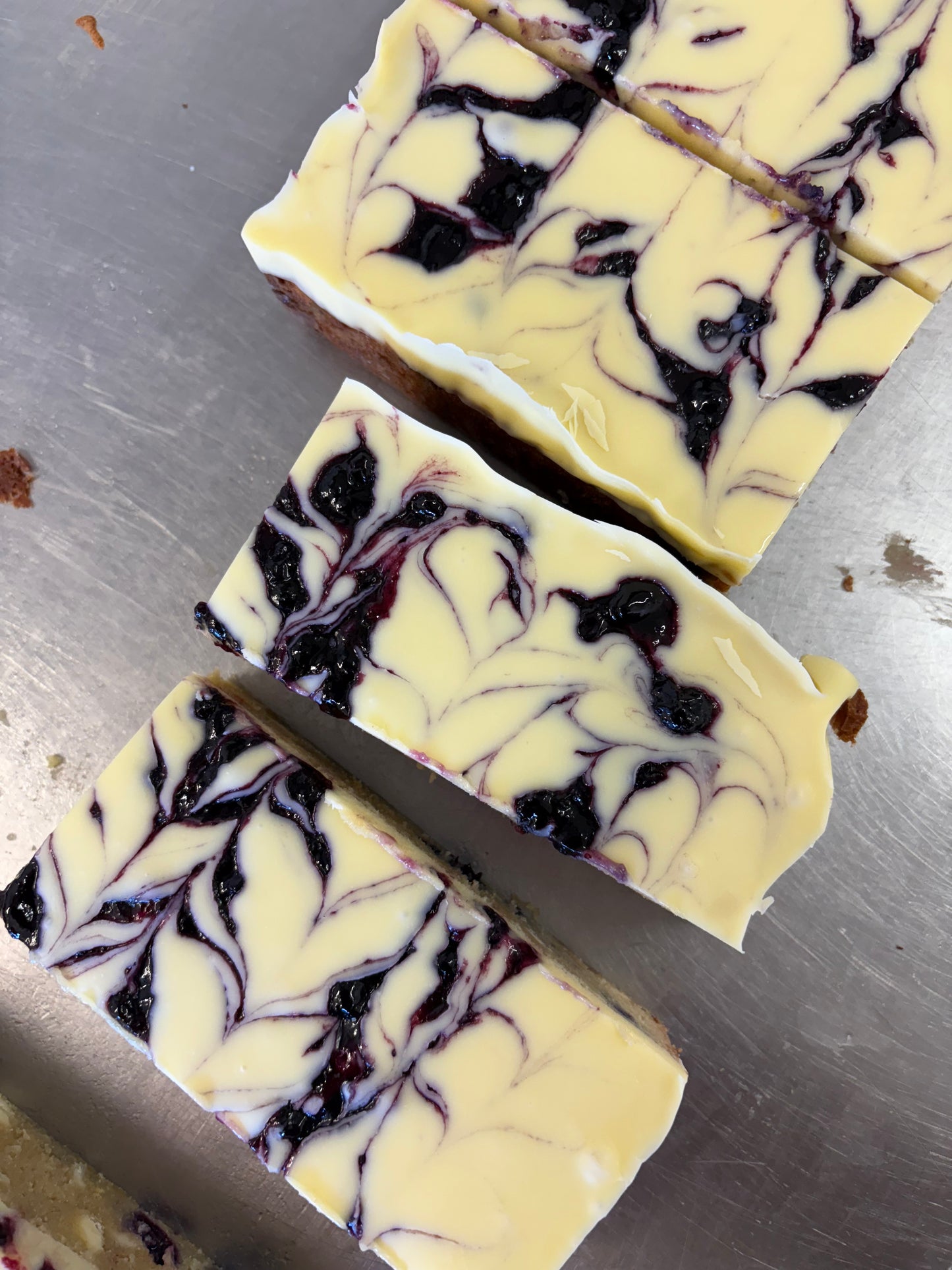 Lemon & Blueberry Blondie