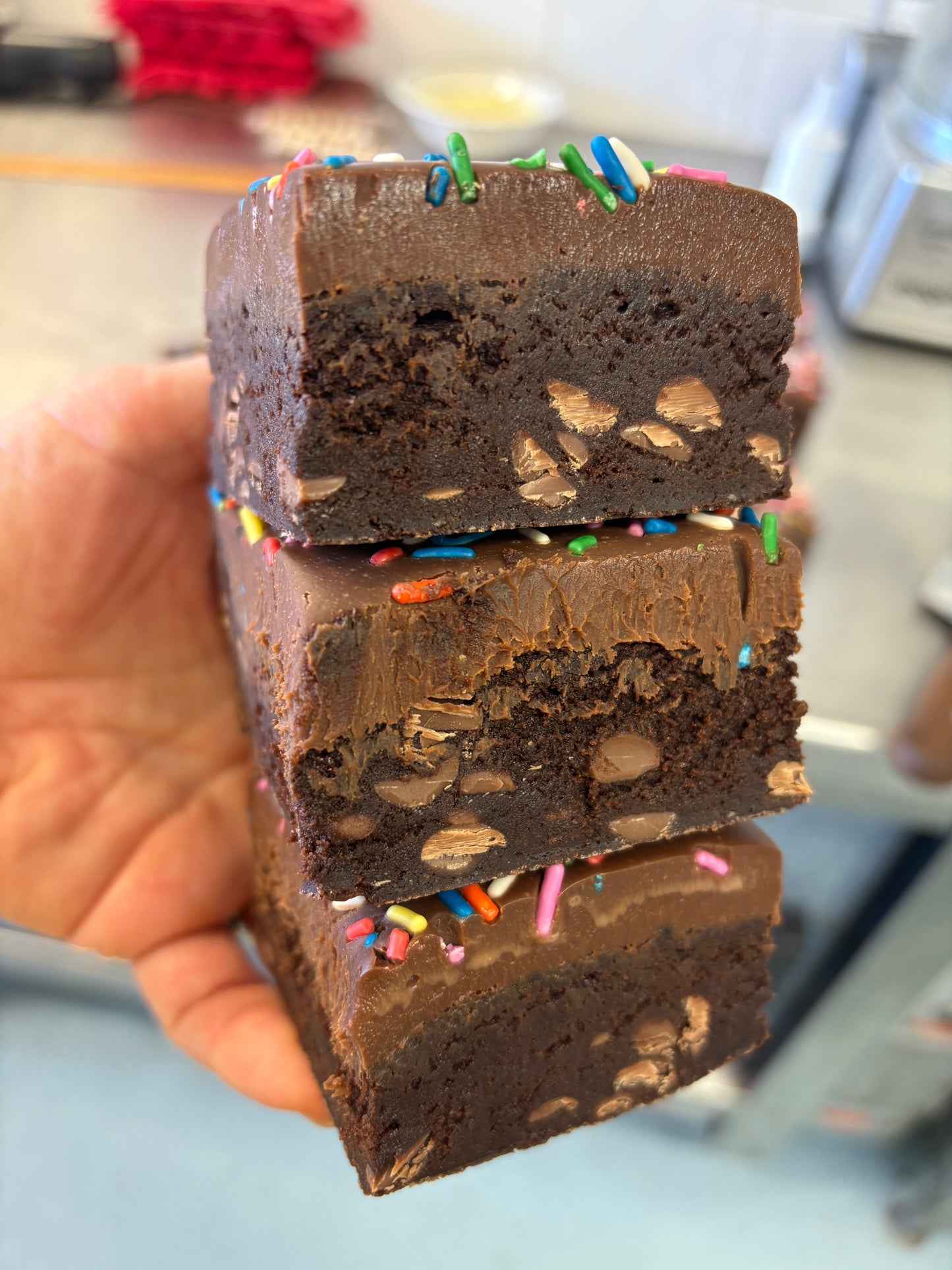 Birthday brownie