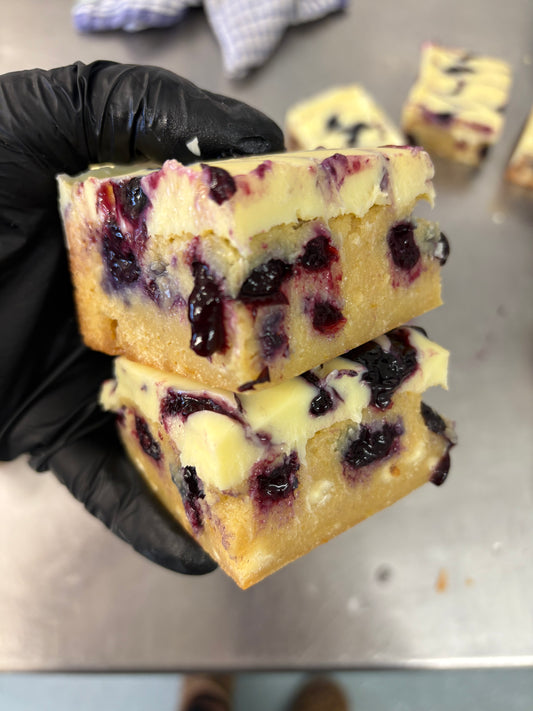 Lemon & Blueberry Blondie