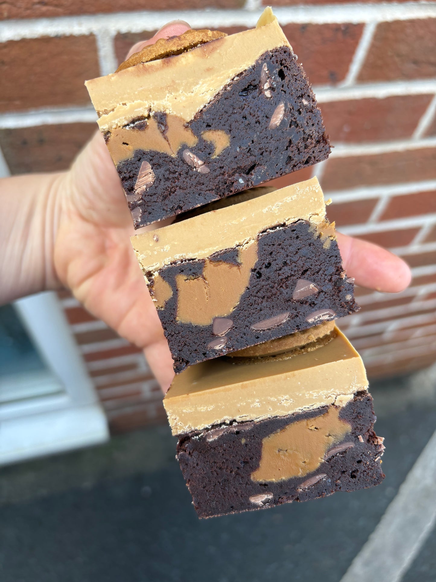 Lotus Biscoff brownie