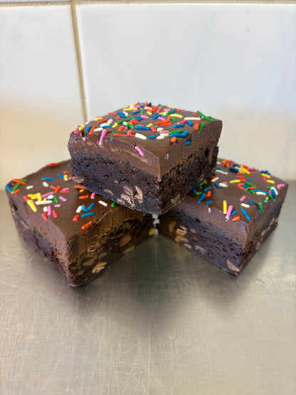 Birthday brownie