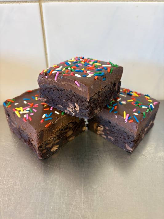 Birthday brownie